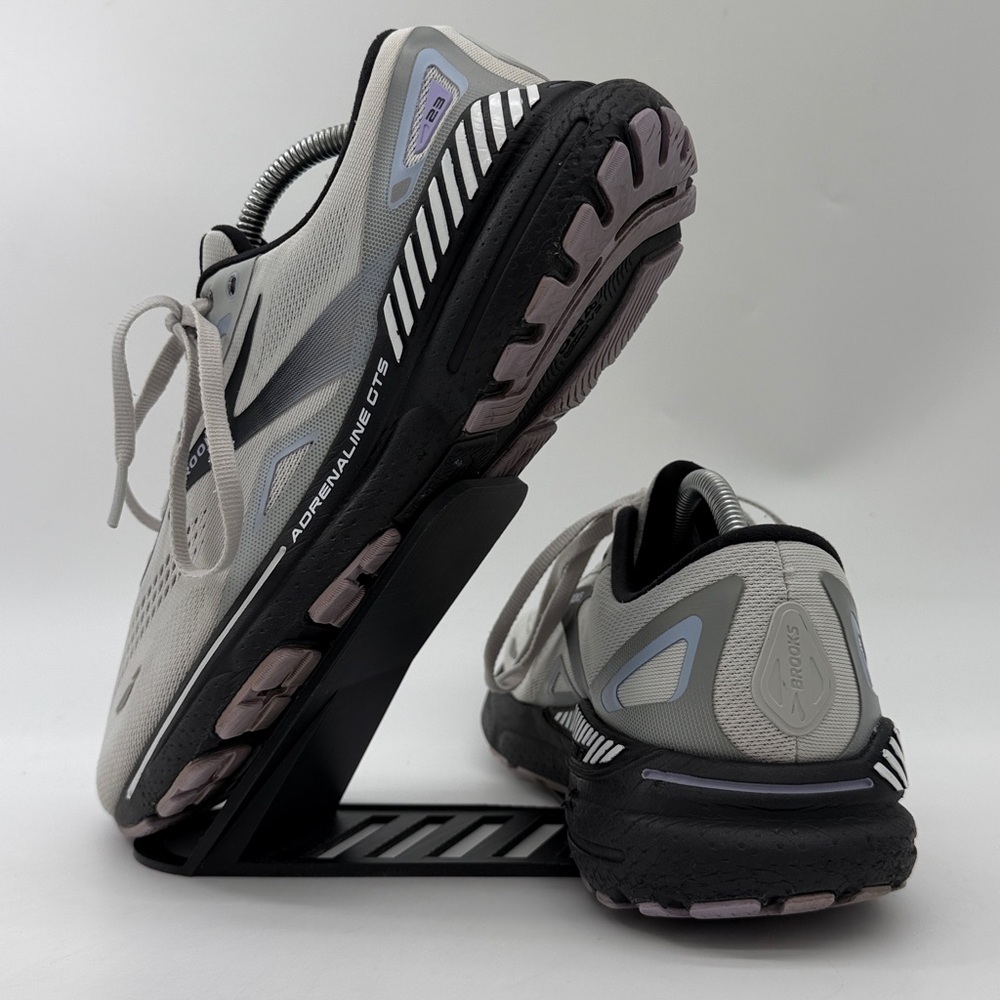 Brooks Adrenaline GTS Men’s Running Shoes in Light Gray and Black - Picture 4 of 16